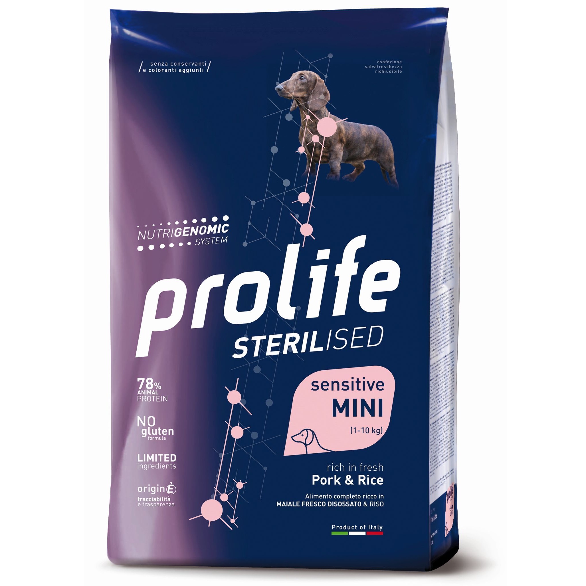 PROLIFE CANE ADULT MINI MAIALE E RISO 2 KG