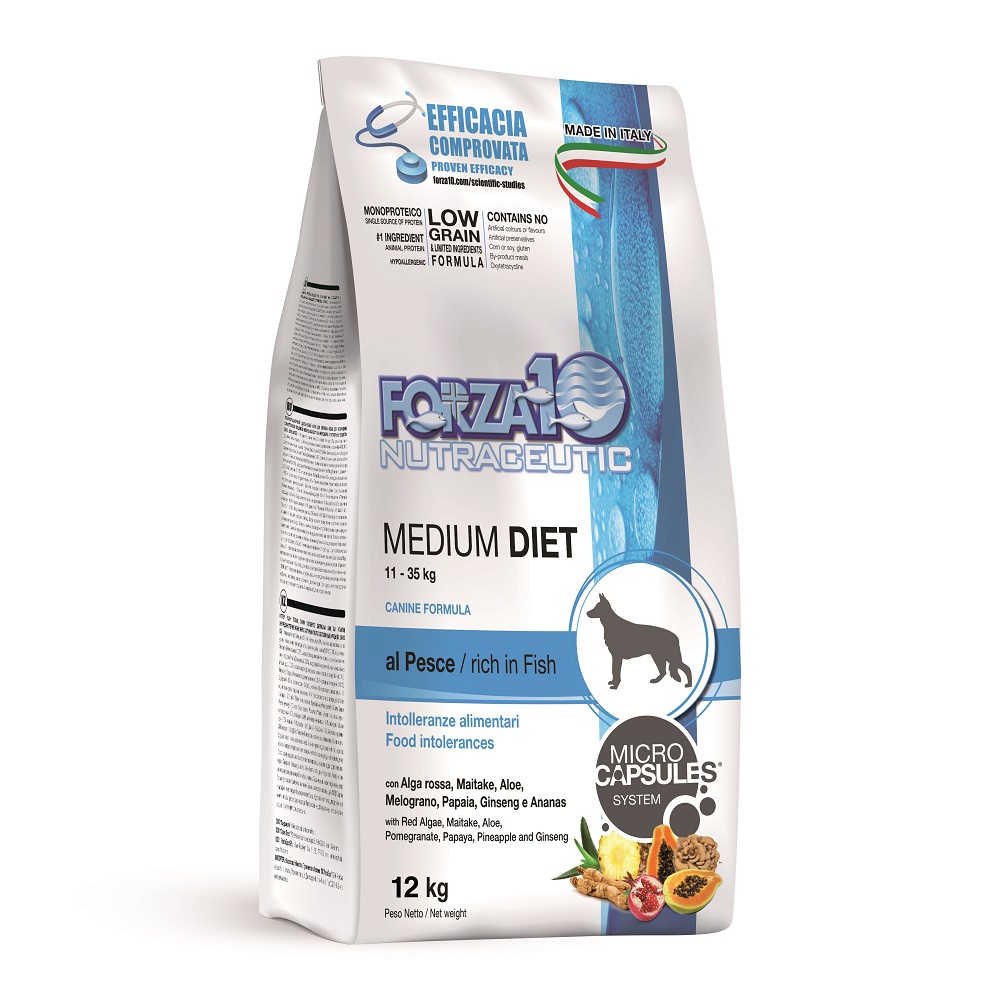 FORZA 10 CANE ADULT MEDIUM DIET FISH 12KG