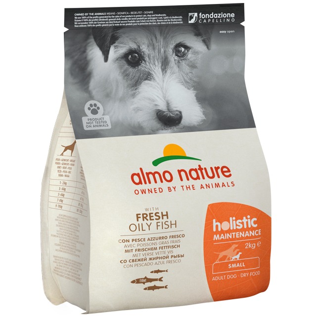 ALMO NATURE HOLISTIC DOGS 2 KG SMALL ADULT SALMONE E RISO