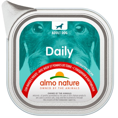 ALMO NATURE DAILY MENU DOGS 300 G CON MANZO E PATATE