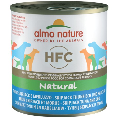 ALMO NATURE HFC DOGS 290 G CON TONNO SKIP JACK