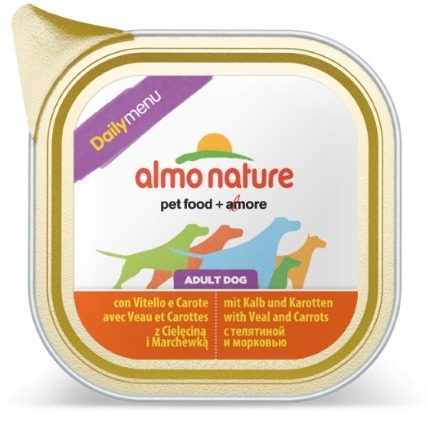 ALMO NATURE DAILY MENU DOGS 100 G CON VITELLO E CAROTE