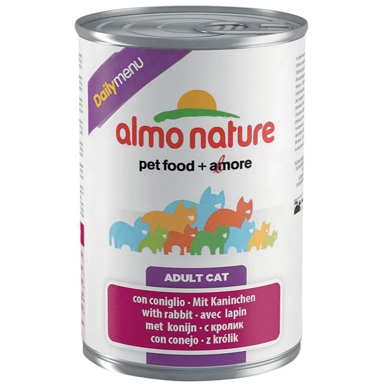 ALMO NATURE DAILY MENU CATS 400 G CON CONIGLIO