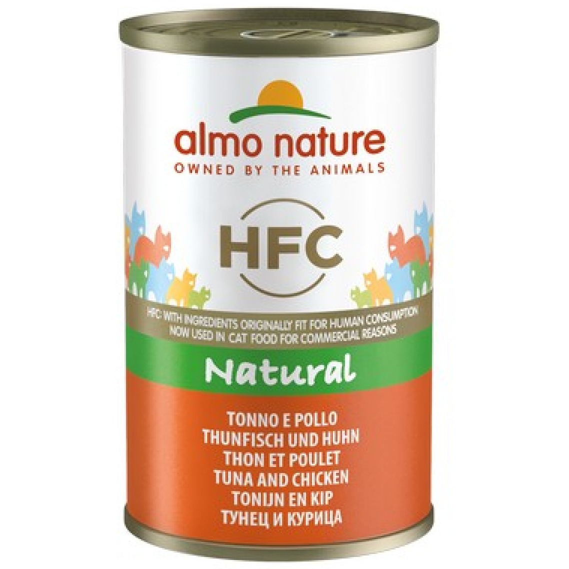 ALMO NATURE CATS TONNO E POLLO GR. 140