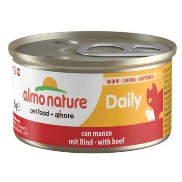 ALMO NATURE DAILY MENU CATS 85 G DADINI CON MANZO