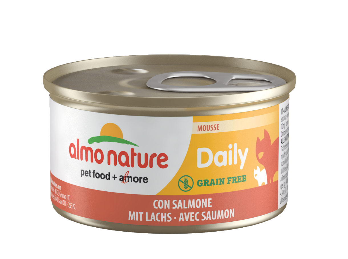 ALMO NATURE DAILY MENU CATS 85 G MOUSSE CON SALMONE