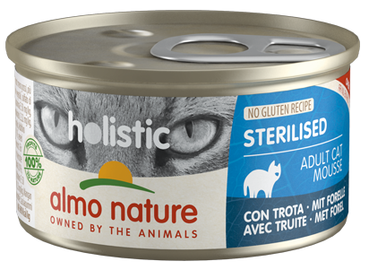 ALMO NATURE HOLISTIC GATTO 24X85 G STER CON TROTA