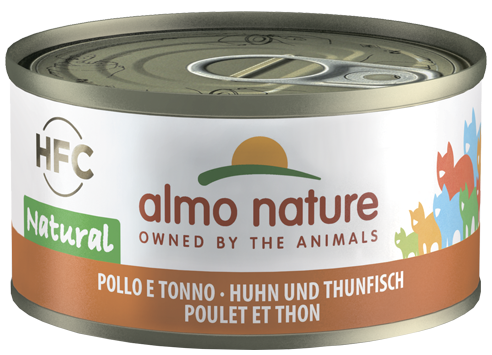 ALMO NATURAL POLLO E TONNO 70GR