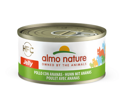 ALMO NATURE GATTO  POLLO E ANANAS GR 70