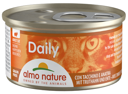 ALMO NATURE DAILY MENU CATS 85 G DADINI CON TACCHINO E ANATRA