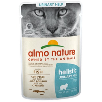 ALMO NATURE HOLISTIC URINARY HELP CATS PESCE 70GR