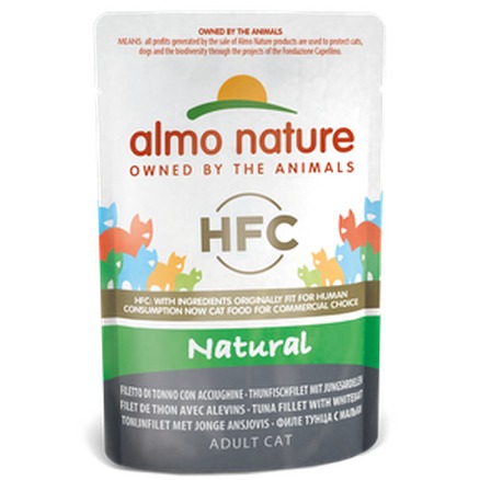 ALMO NATURE HFC NATURAL CAT 55GR FILETTO DI TONNO E ACC