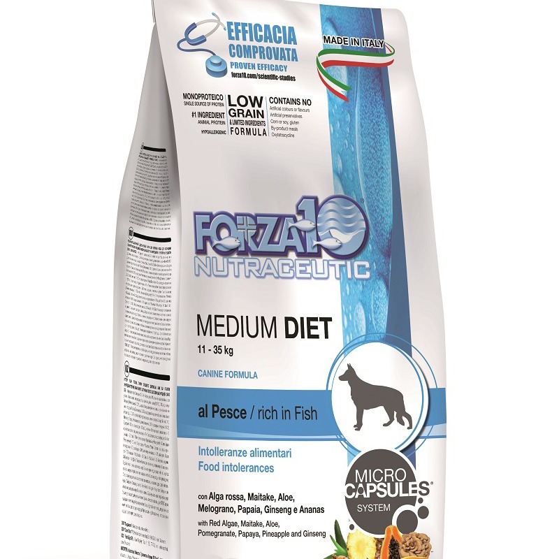 FORZA 10 CANE ADULT MEDIUM DIET 11-35KG AL PESCE DA 1.5KG