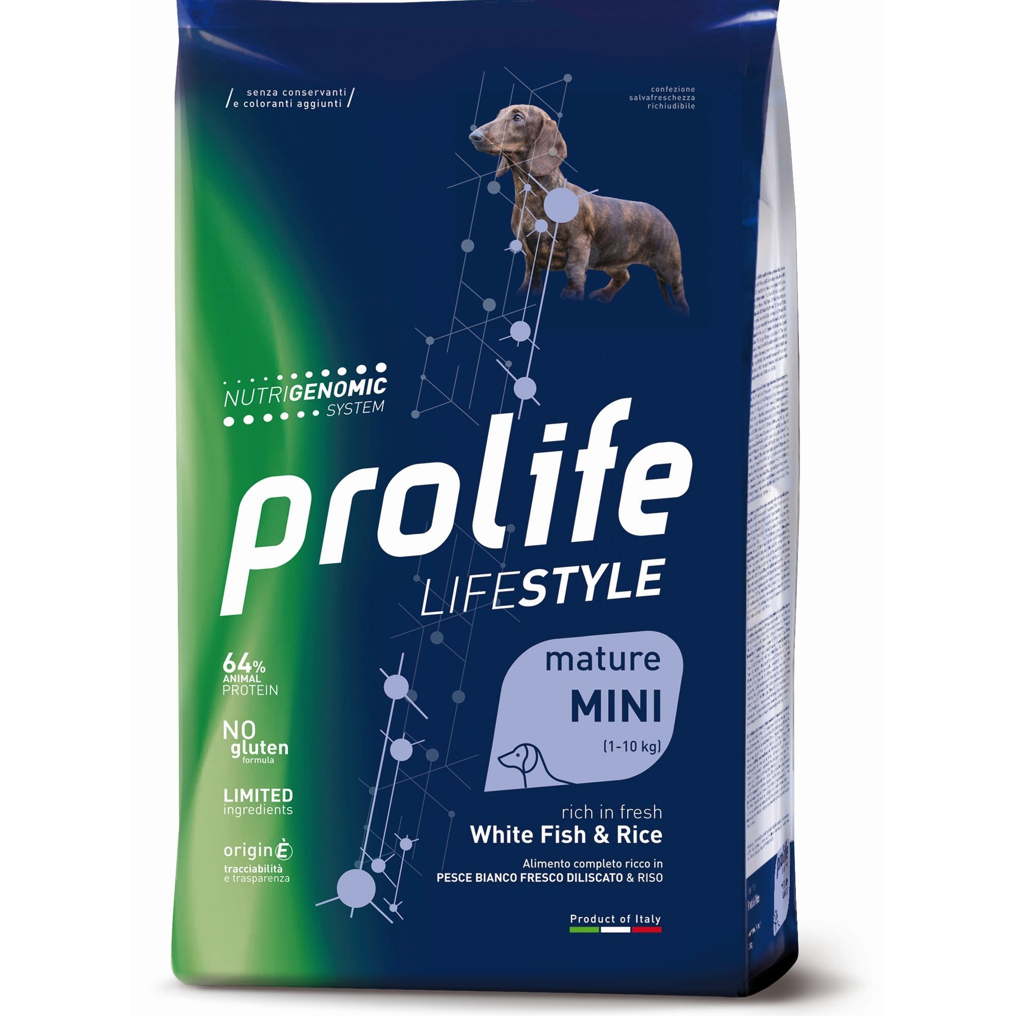 PROLIFE CANE MATURE MERLUZZO  E RISO 600 GR