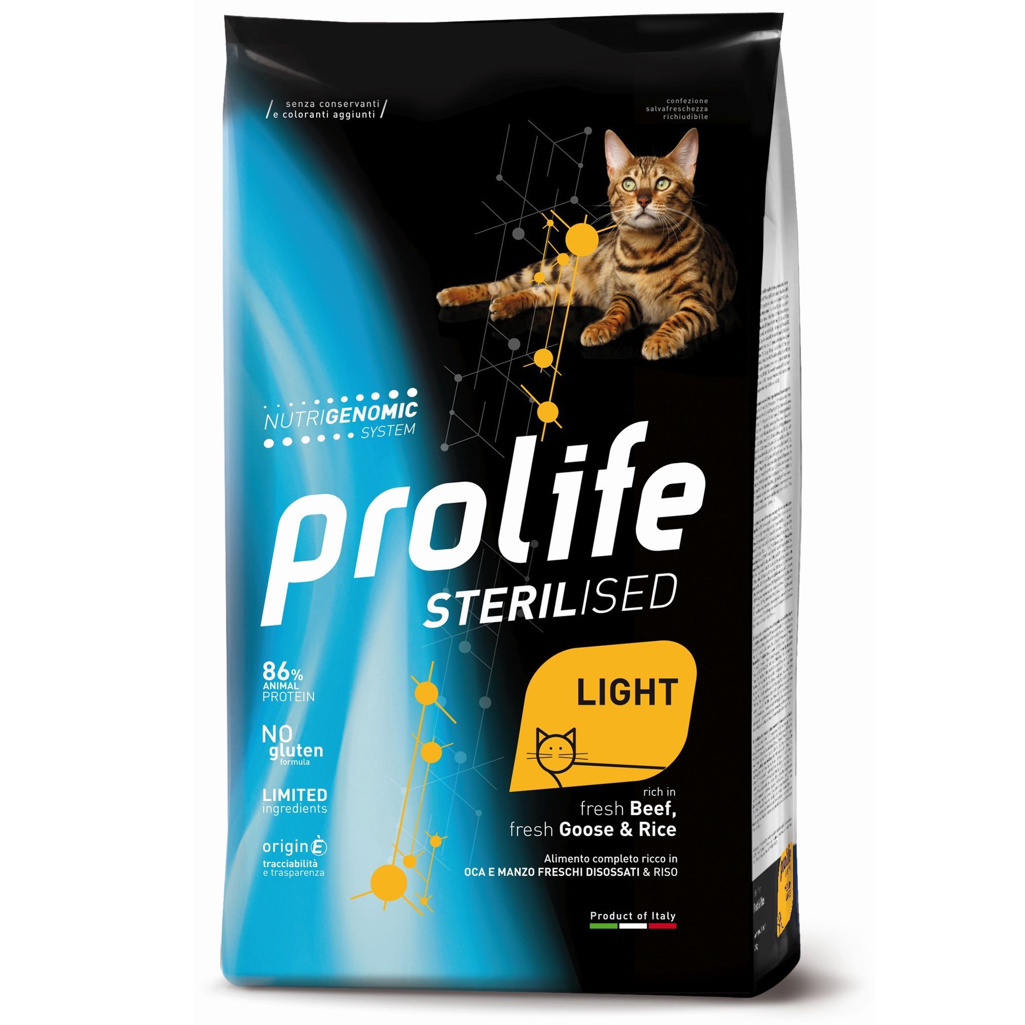 PROLIFE GATTO STERILIZZATO LIGHT MANZO OCA E RISO