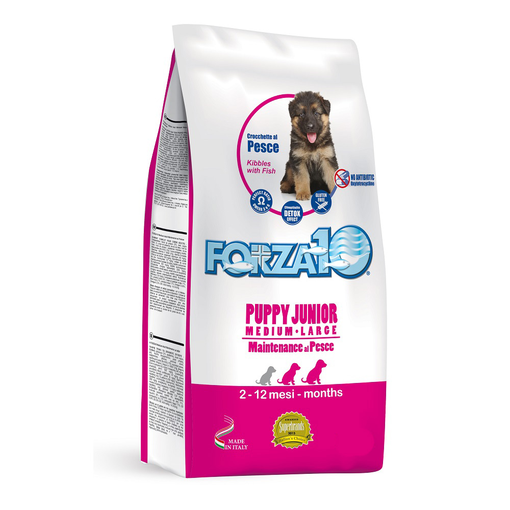 FORZA 10 CANE PUPPY JUN M/L PESCE 12.5 KG