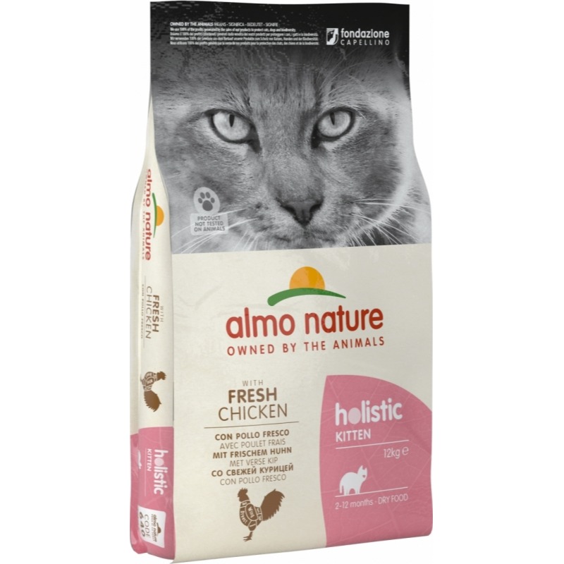 ALMO NATURE HOLISTIC CATS KITTEN POLLO E RISO KG 2