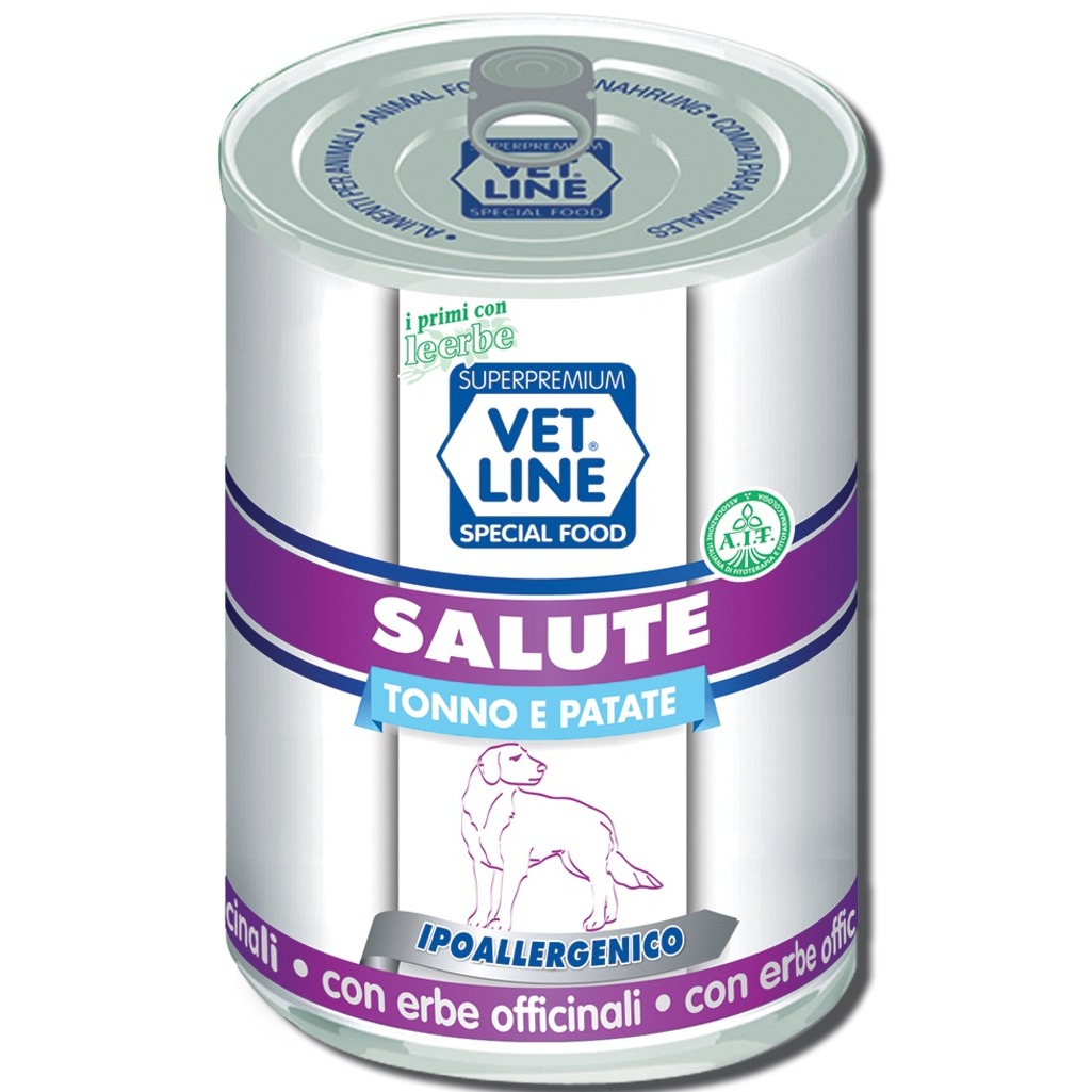 VET LINE CANE SALUTE TONNO PATATE 400GR