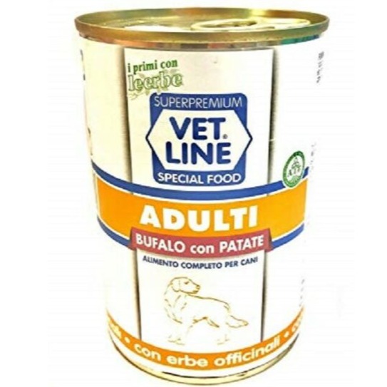 VET LINE CANE ADULTI BUFALO 400GR