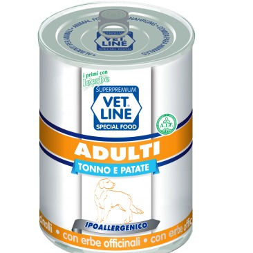 VET LINE CANE TONNO PATATE 400GR