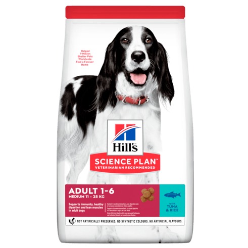 HILL S CANE ADULT MED TONNO E RISO 2.5 KG