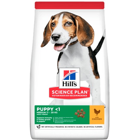 HILL S CANE PUPPY MEDIUM POLLO 12KG