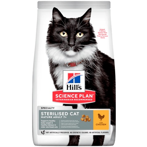 HILL S GATTO MATURE ADULT STERILISED POLLO