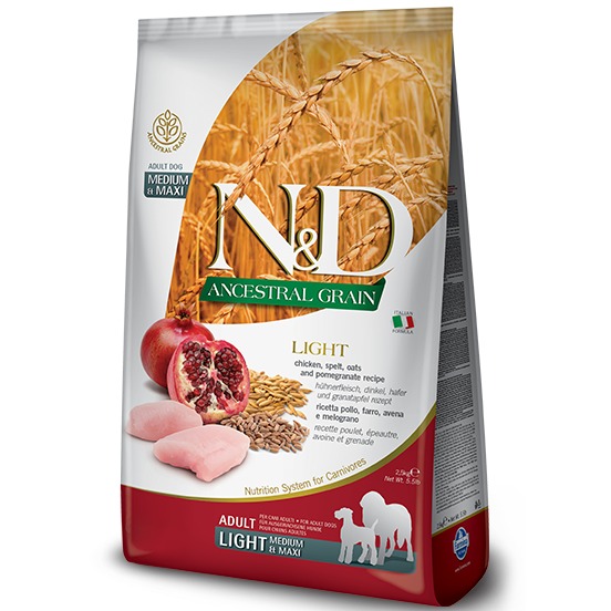 FARMINA NED CANE LG LIGHT POLLO M/M 12KG