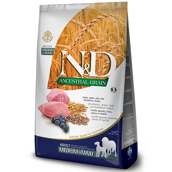 FARMINA NED CANE LG AGNELLO MEDIUM E MAXI 2.5KG