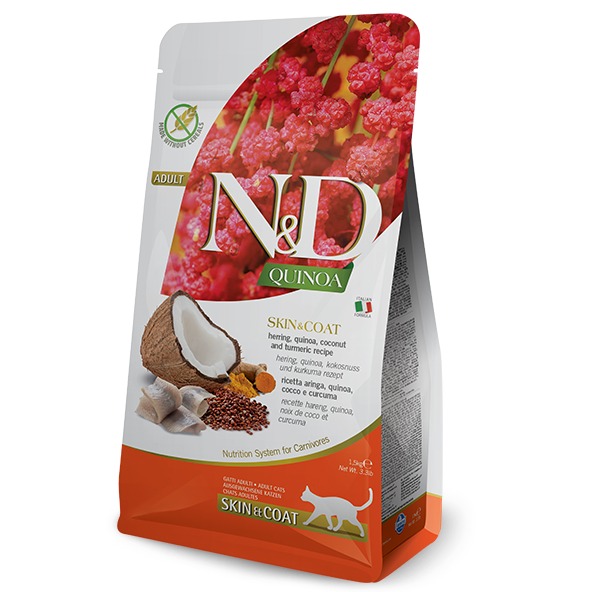 FARMINA NED GATTO QUINOA SKINECOAT ARINGHE 1.5KG