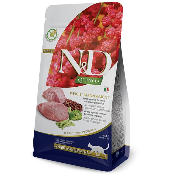 FARMINA NED GATTO QUINOA WEIGHT MENAGMENT AGNELLO 1.5KG