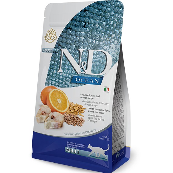 FARMINA NED GATTO LOW MERLUZZO 1.5 KG