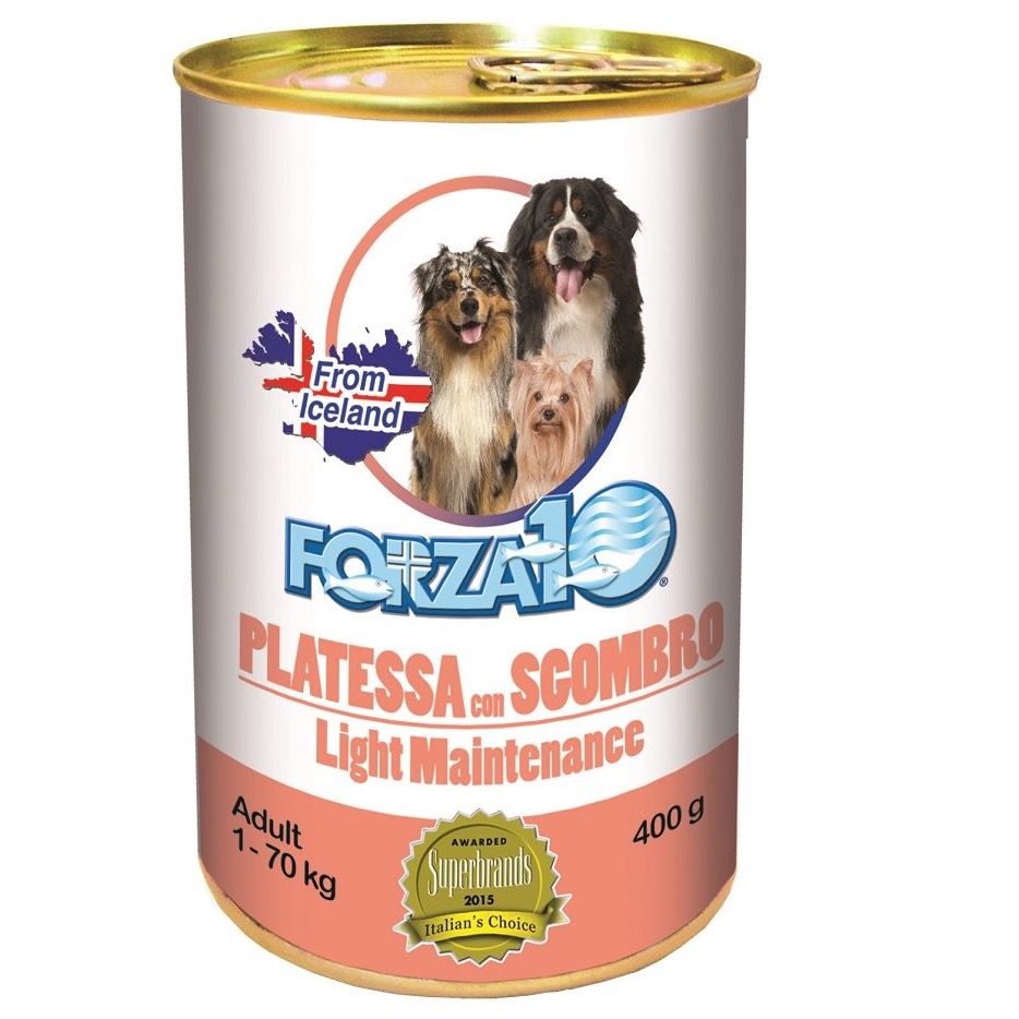 FORZA 10 CANE LIGHT MAINTENANCE PLATESSA/SGOMBRO 400GR