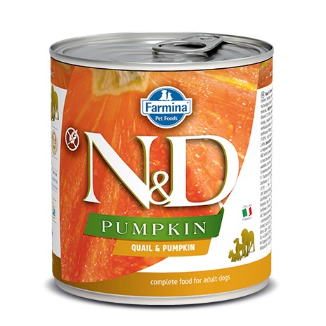 FARMINA NED CANE ZUCCA E QUAGLIA 285 GR