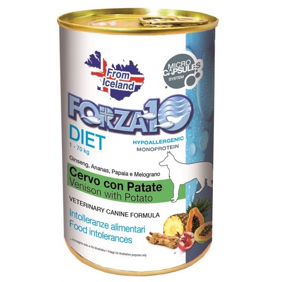 FORZA 10 CANE DIET CERVO E PATATE 400GR