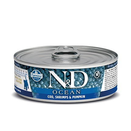 FARMINA NED OCEAN GATTO KITTEN MERLUZZO 80 GR