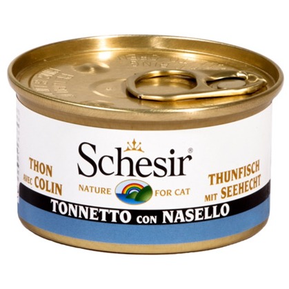 SCHESIR GATTO TONNO NASELLO 85GR