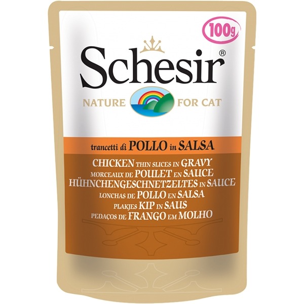 SCHESIR GATTO SOFT POLLO TRANC 100GR