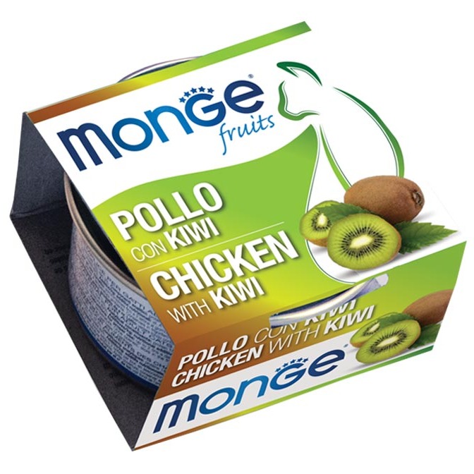 monge fruit gatto pollo e kiwi 80 g