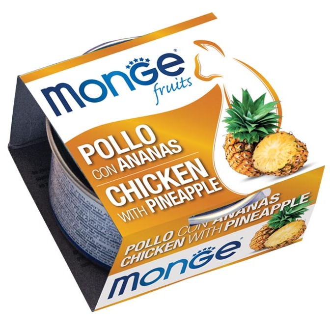 monge fruits pollo con ananas 80 g