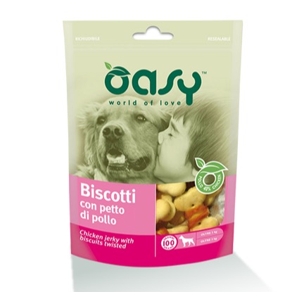 OASY SNACK  BISCOTTI PETTO DI POLLO GR 100