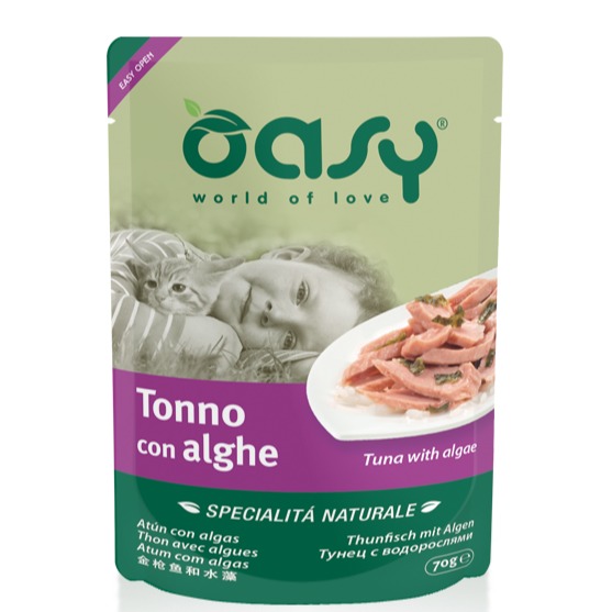 OASY TONNO CON ALGHE 70 G SPEC NATURALE