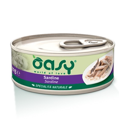 OASY WET CAT NATURALI SARDINE 150 GR