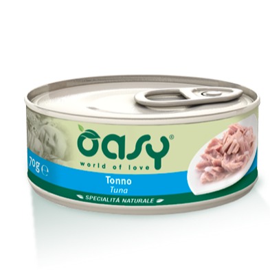 OASY WET CAT NATURALI TONNO 150 GR