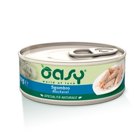 OASY WET CAT NATURALI SGOMBRO 150 GR