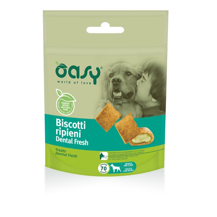 OASY BISCOTTI PIPIENI DENTAL FRESH 70 GR