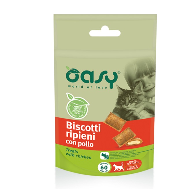 OASY BISCOTTI RIPENI CON POLLO 60 GR