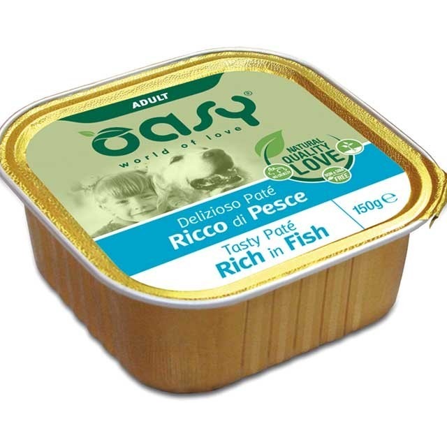 OASY WET DOG DELIZIOSO PATE  PESCE 150GR