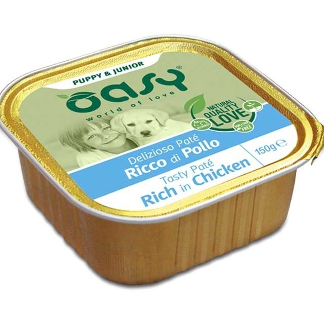 OASY WET DOG DELIZIOSO PATE  PUPPY POLLO 150GR