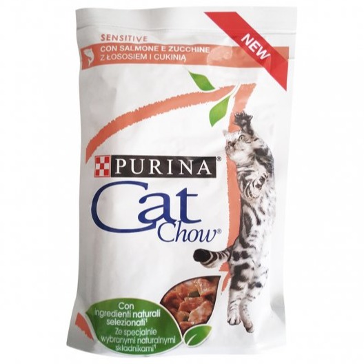 PURINA CATCHOW SENSITIVE SALMONE E ZUCCHINE 85 GR